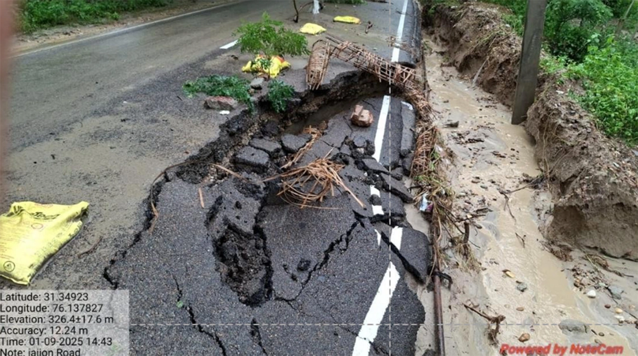 Damaged Road