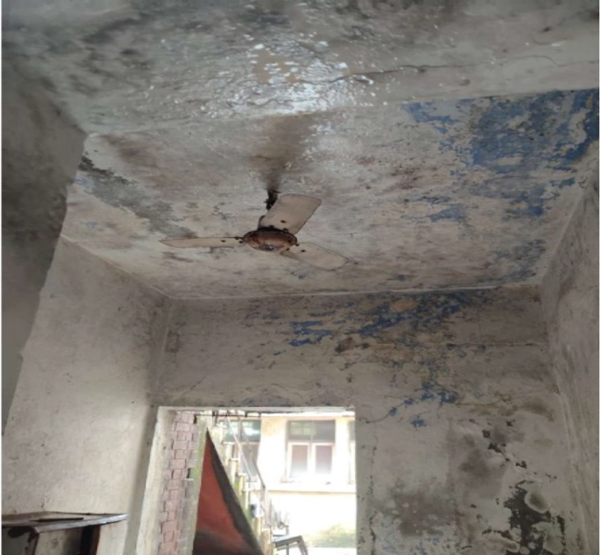 Damaged School Interior
